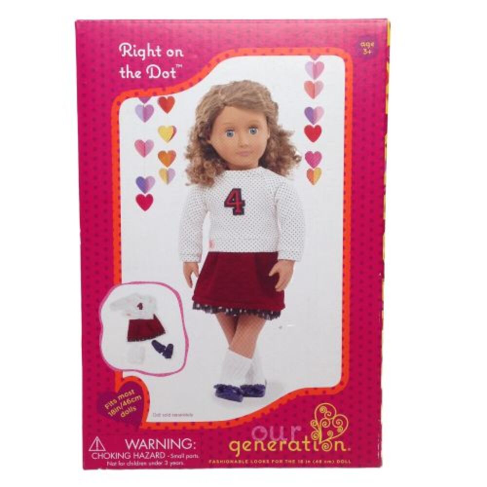 Our Generation Right On The Dot 18" Doll Clothes Outfit American Girl Compatible